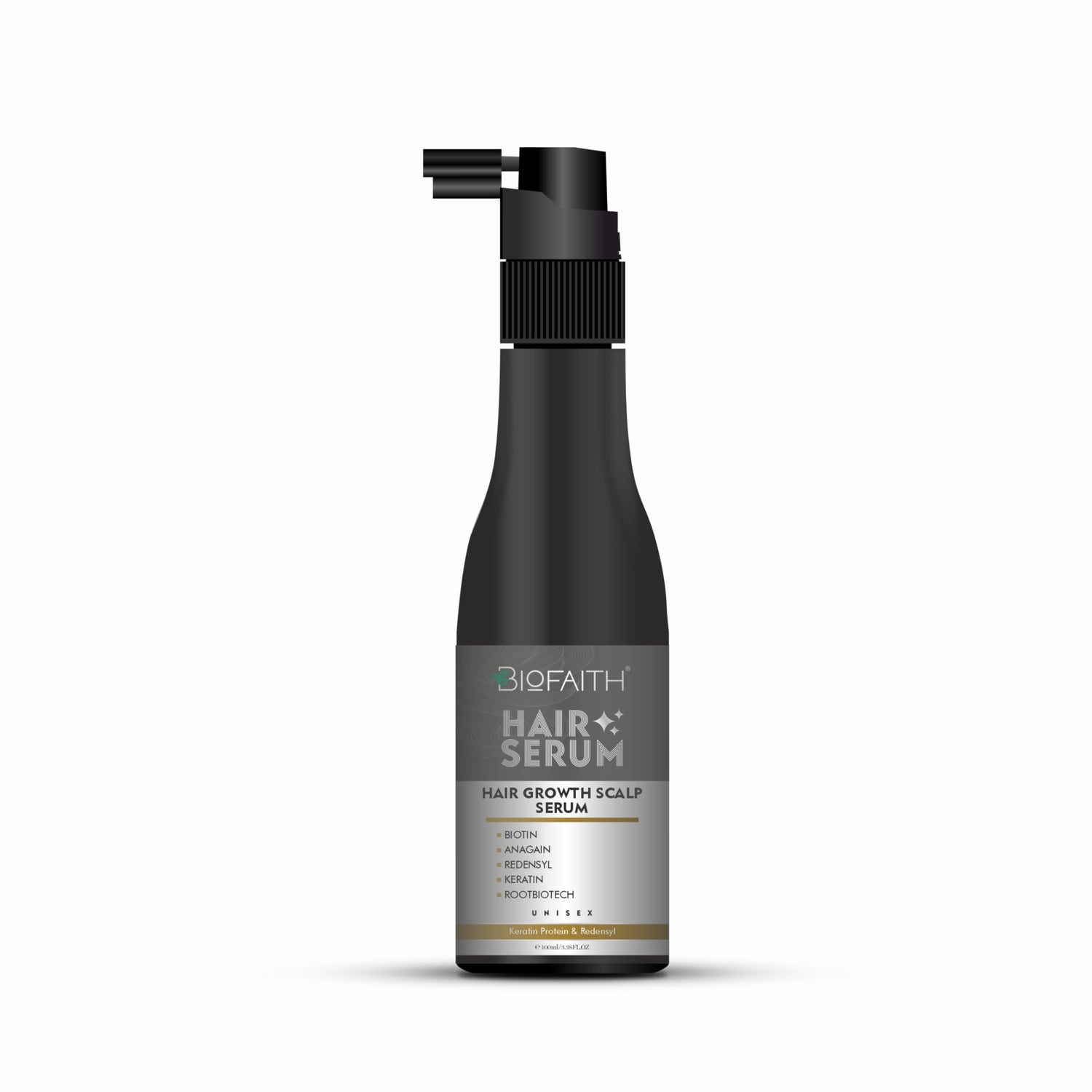 Biofaith Hair Serum | Anagain, Keratin Protein & Redensyl |  Hair Regrowth & Extra Nourishment | 100 ML