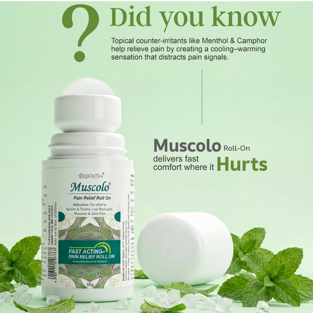 Muscolo Roll On – 50gm | Pack of 2