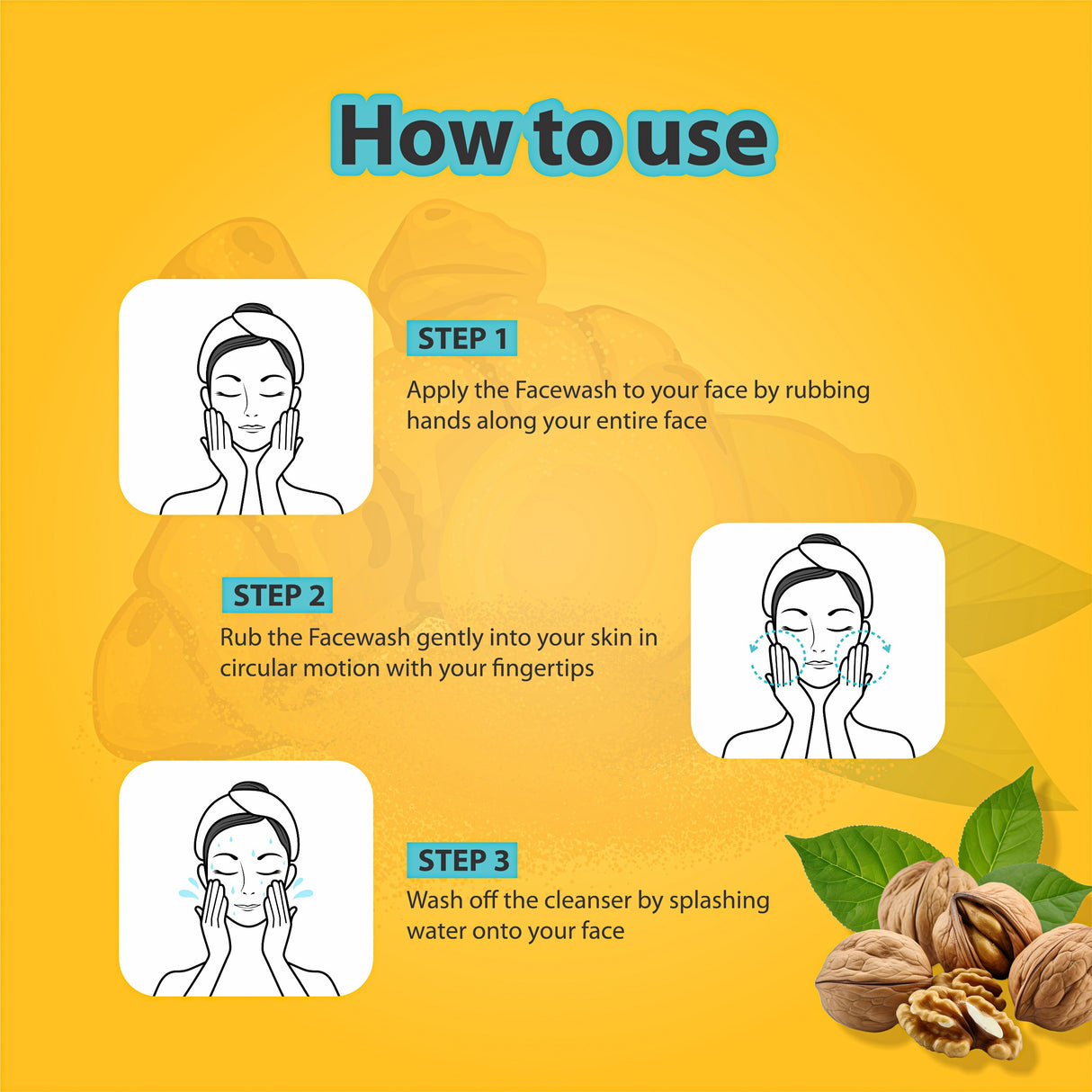 2-IN- 1 Ubtan Face Wash & Scrub | Deep Cleanses Exfoliates and polishes skin| With Natural Haldi, Chandan & Kesar | 100ml