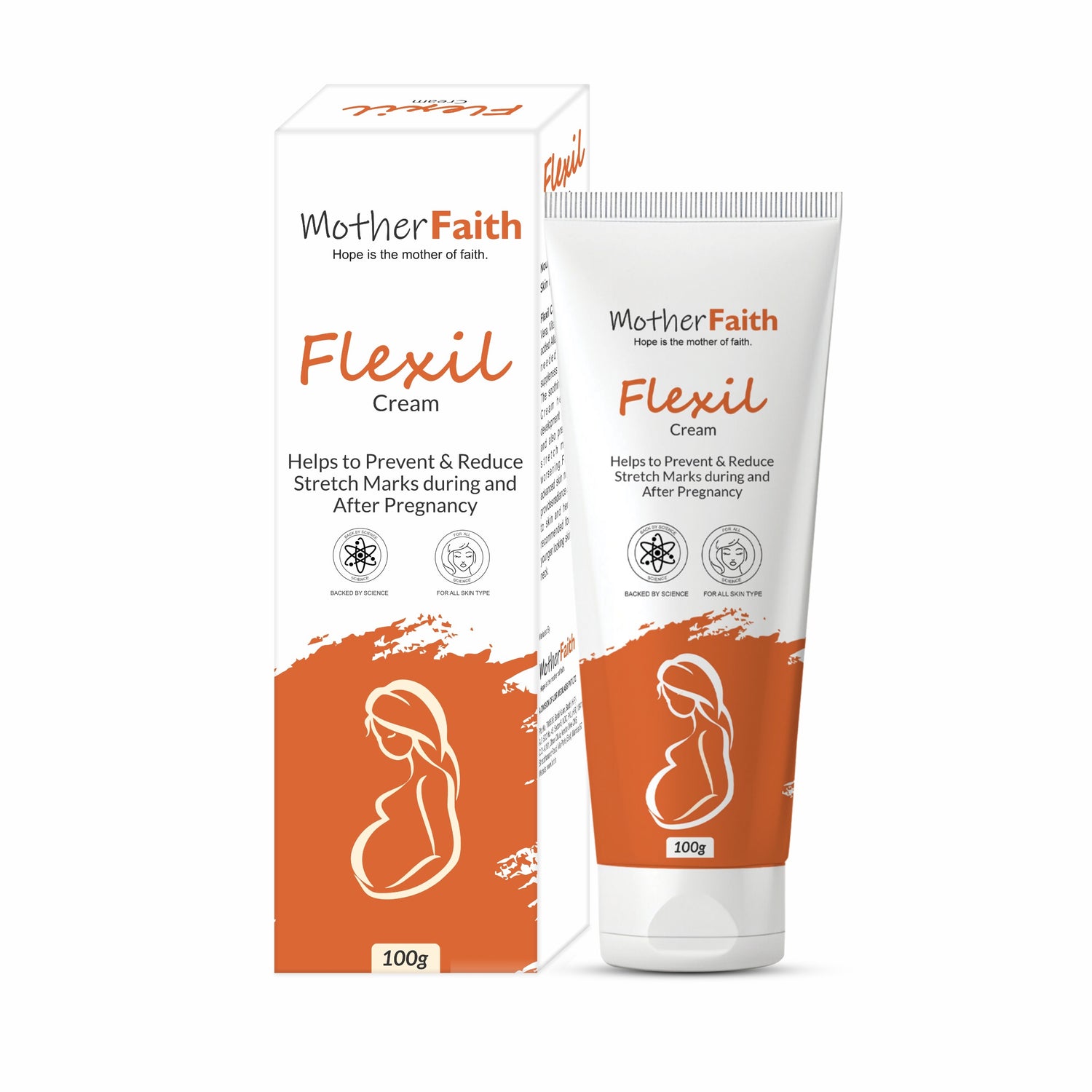 Flexil Cream | Helps to prevent & reduce stretch marks during and after pregnancy  | 100 g