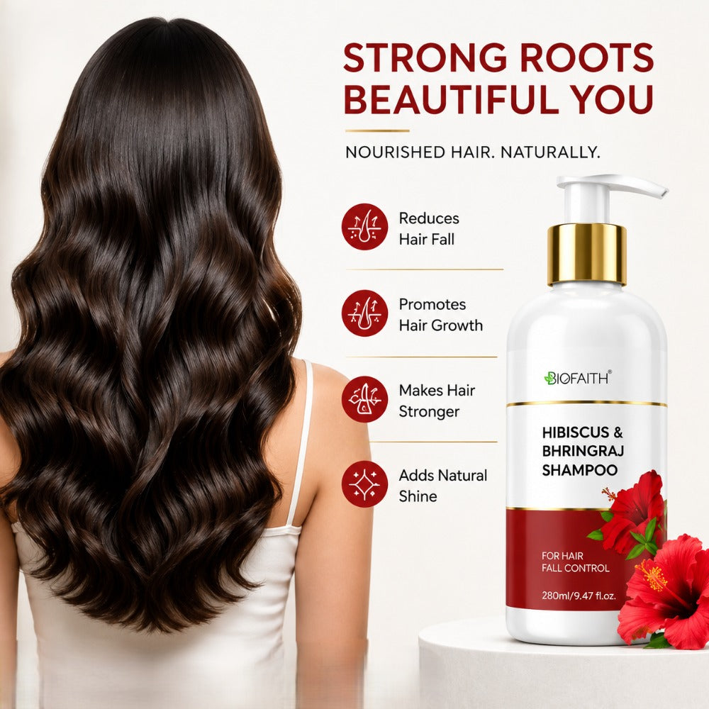 Hibiscus & Bhringraj Shampoo - 280 ml