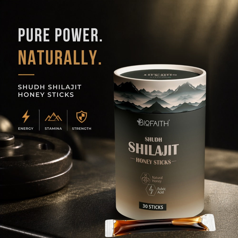 100% Pure Shudh Shilajit Honey Sticks | Boost Energy, Strength & Performance
