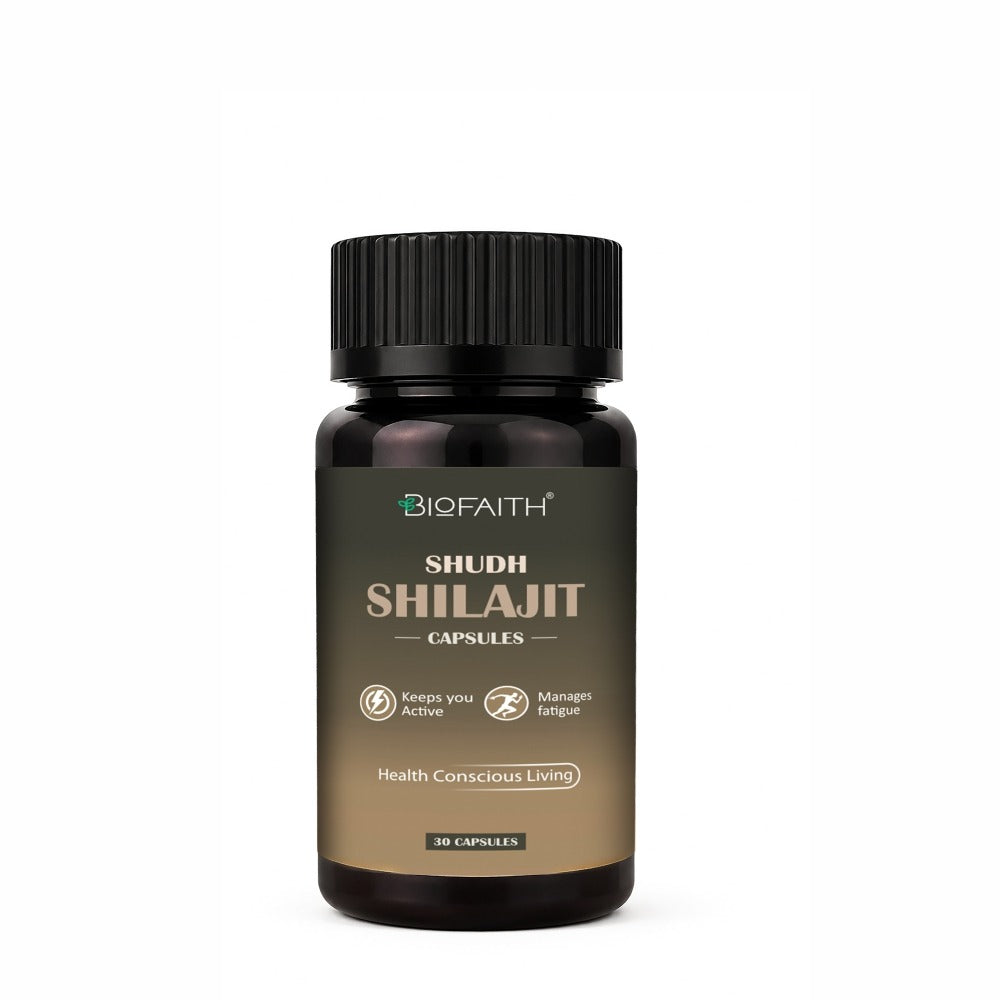Pure Himalayan Shilajit 500mg | Supports Energy, Stamina & Vitality | 30 Capsules