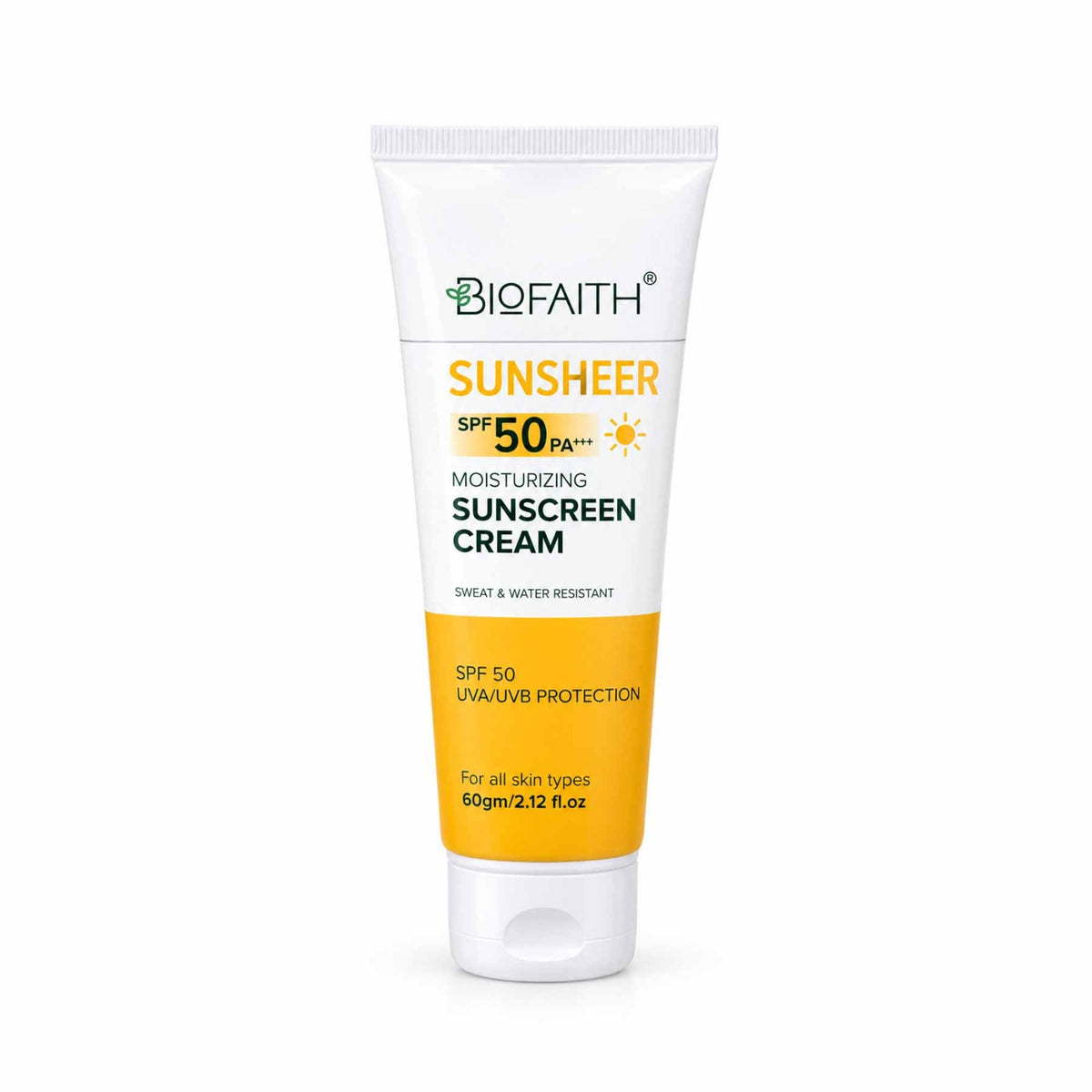 Sunsheer Sunscreen Cream SPF 50 - 60g