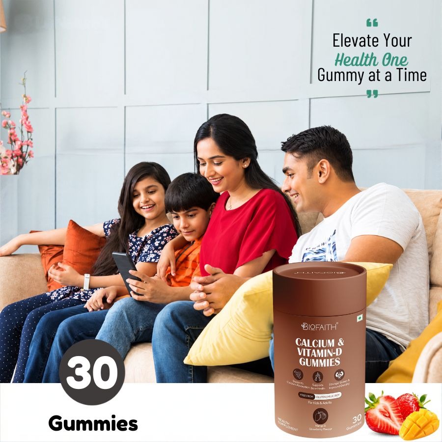 Calcium & Vitamin-D Gummies – 30 Gummies