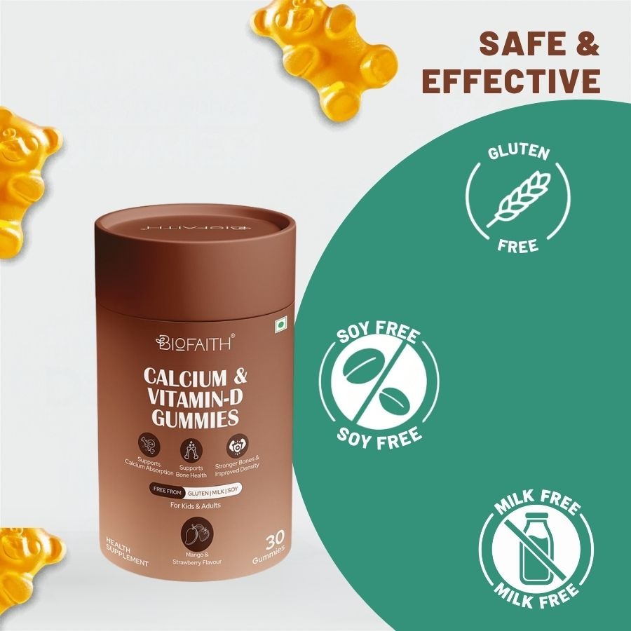 Calcium & Vitamin-D Gummies – 30 Gummies