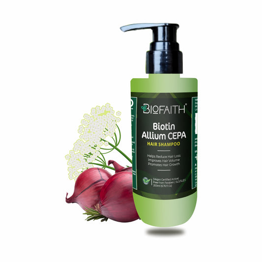 Biotin Allium-CEPA Hair Shampoo | Helps Reduce, Hair loss, Improves Hair Volume, Promotes Hair Growth | 200 ml