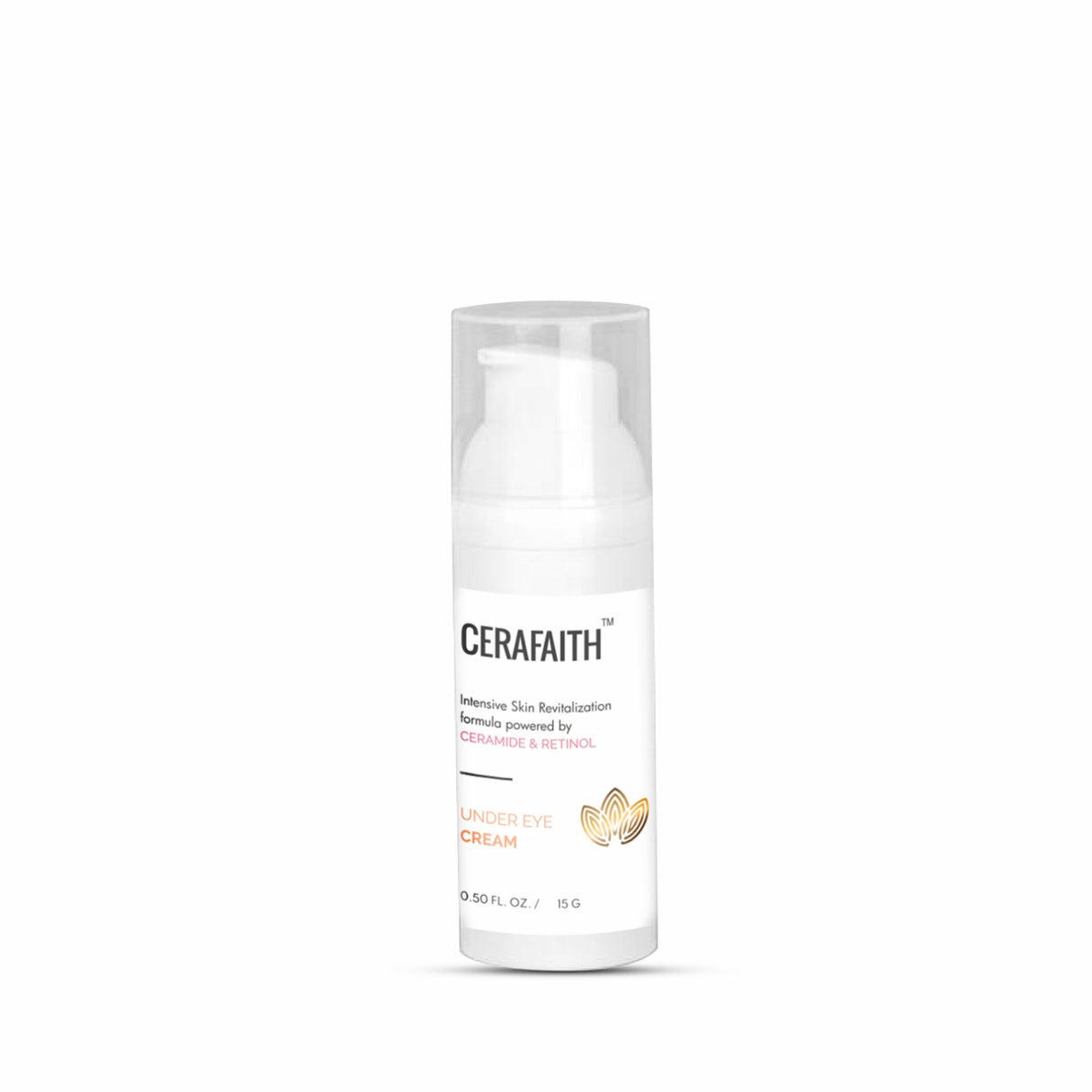 Cerafaith Under Eye Cream | Provides Intense Moisture & Reducing Dryness | Reduction  of Fine Lines | 15 G