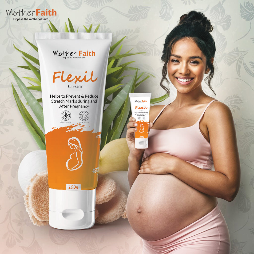 Flexil Cream | Helps to prevent & reduce stretch marks during and after pregnancy  | 100 g