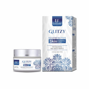 Glitzy - Glutathione Skin Brightening Cream With Kojic Acid & Vitamin C | All Skin Type