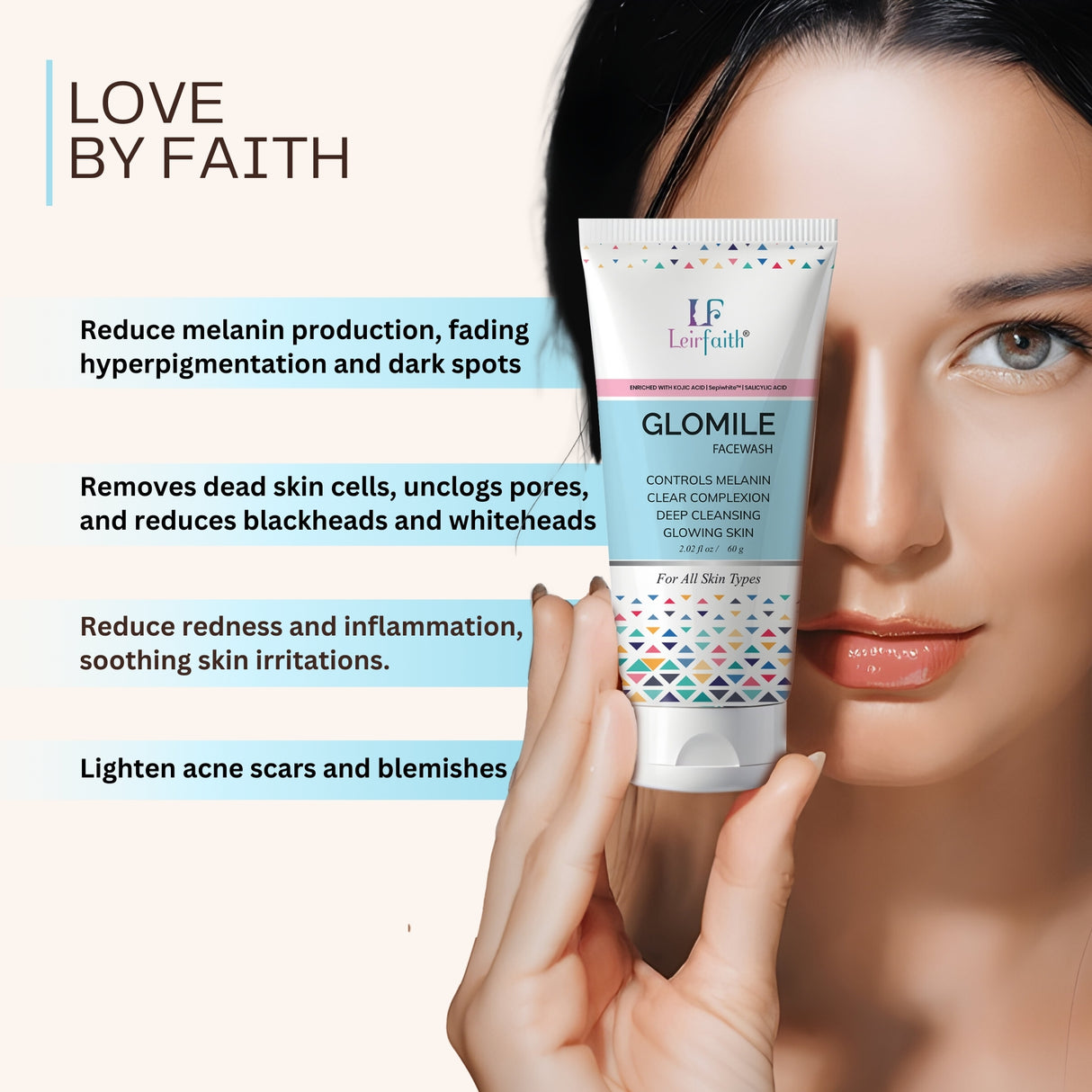 Combo - complete skin care, focusing on brightening, exfoliation, and hydration.