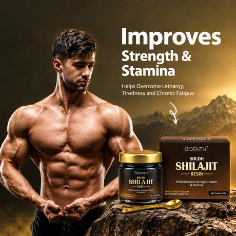 Shudh Shilajit Resin - NLT 68% Fulvic Acid with Free Brass Spoon | Improves strength, power & stamina | 100% Pure Natural | 20g