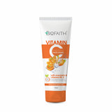 BioFaith Vitamin C Face Wash | With Mandarin & Vitamins B5, E | Brightens Skin Tone | 70 ml