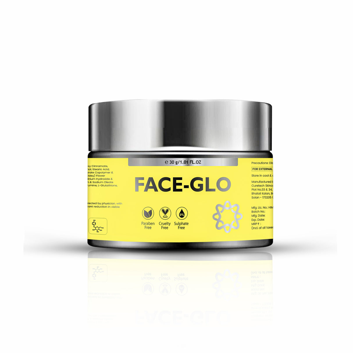 FACE-GLO Skin Lightning Cream | Reduction In Dark Spots | - 30 g