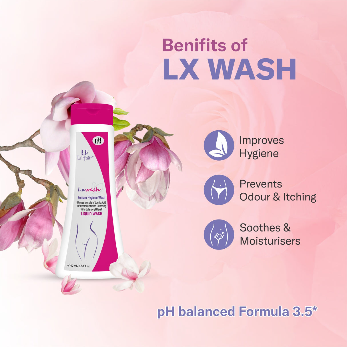 LX Wash Women Hygiene Wash | 100 ML