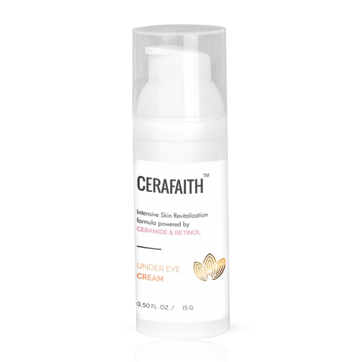 Cerafaith Under Eye Cream | Provides Intense Moisture & Reducing Dryness | Reduction  of Fine Lines | 15 G