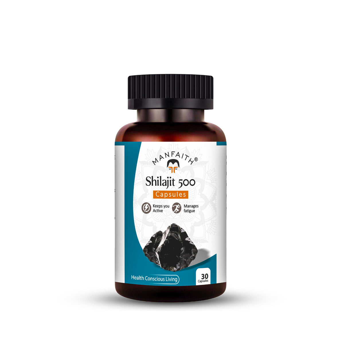 Shilajit 500 - Keeps you active & Manages fatigue |  30 Capsules