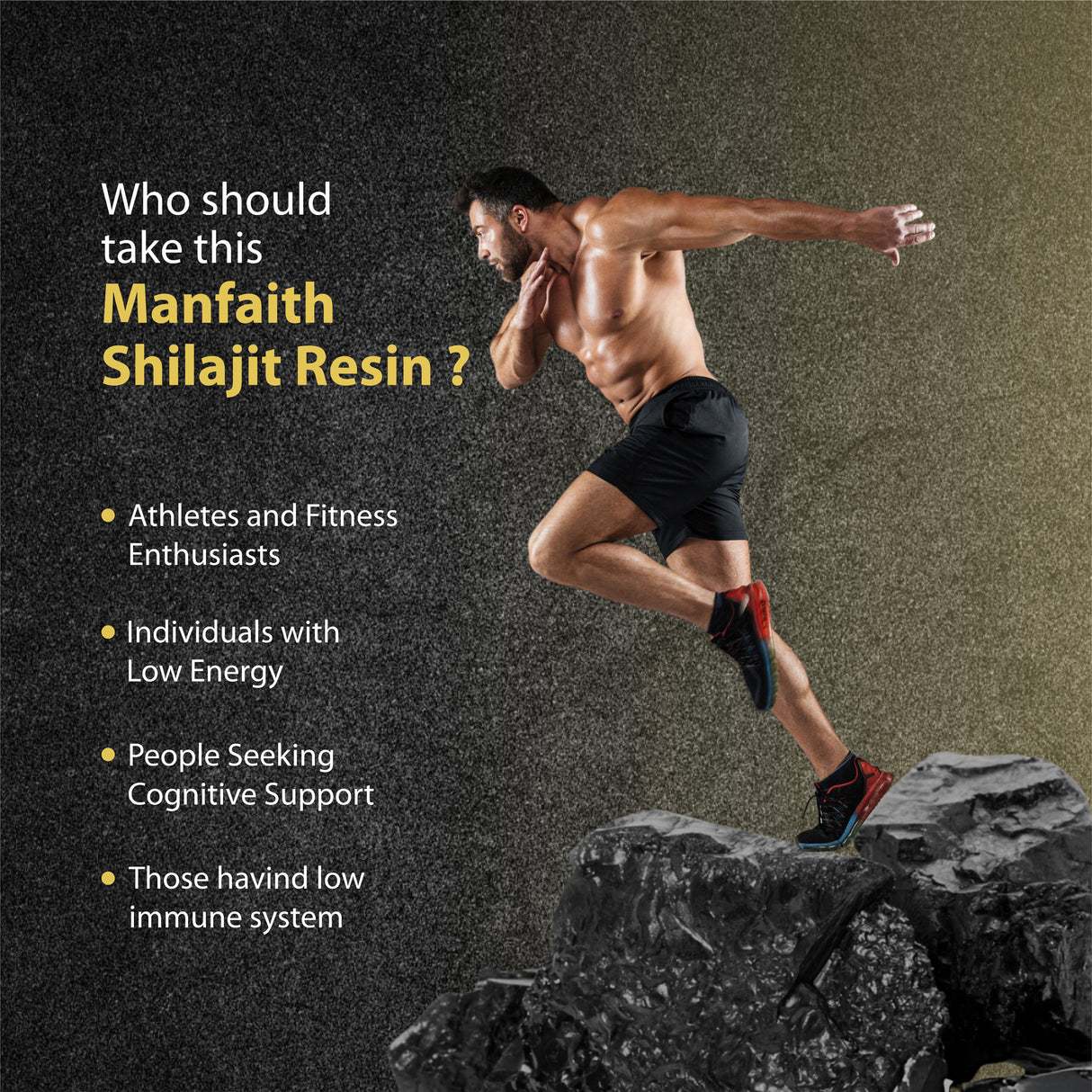 Shudh Shilajit- Helps to improve strength, power & stamina | 100% Pure Natural | 20g