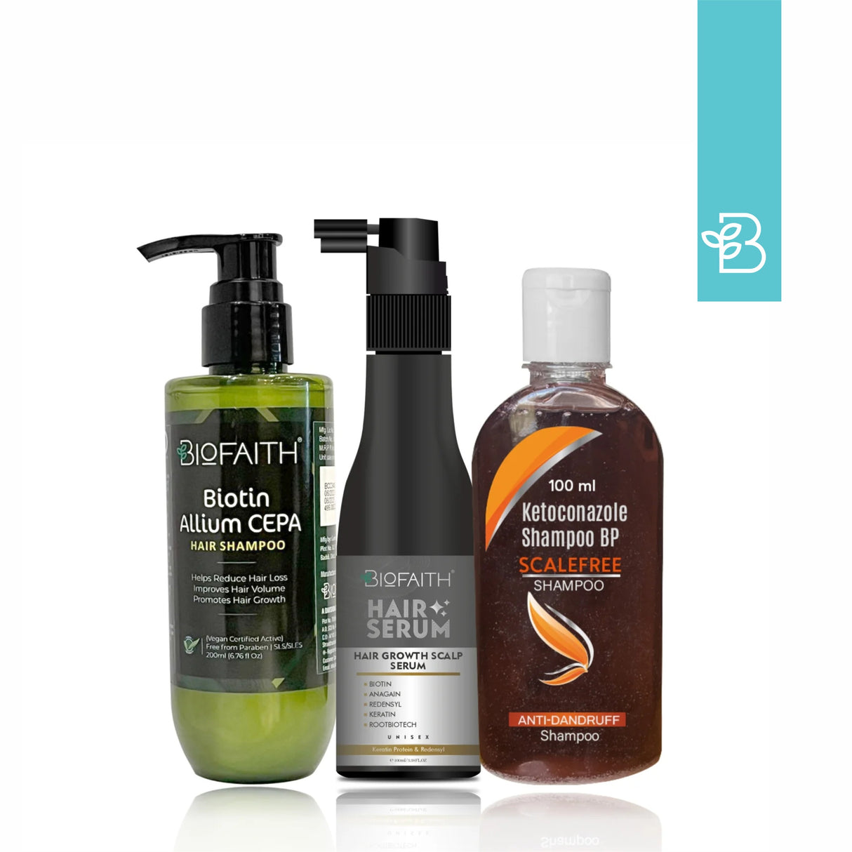 Hair Care Combo for hair strength, growth, and scalp health- Pack Of 3