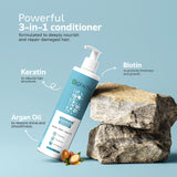 Vovhair Conditioner with Keratin, Biotin & Argan Oil – Intense Moisture, Frizz Control & Smooth Hair – For All Hair Types – 200ml