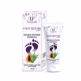 Foot Repair Cream Double Defence Formula | Hydrates to Soften Rough & Dry Feet With Papaya Extract, Aloevera & Peppermint | 60Gm