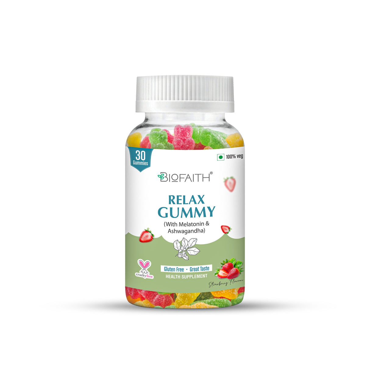 Relax Gummy - With Melatonin and Ashwagandha | 30 Gummies