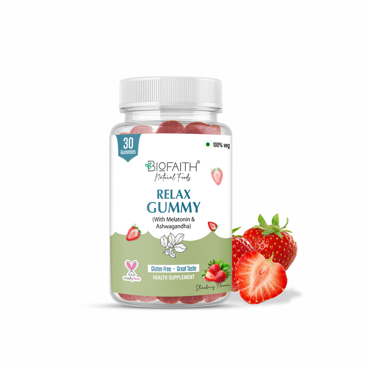 Relax Gummy - With Melatonin and Ashwagandha | 30 Gummies