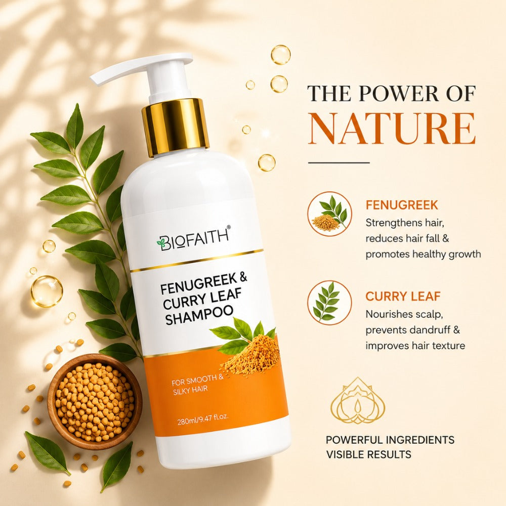 Fenugreek & Curry Leaf Shampoo - 280 ml