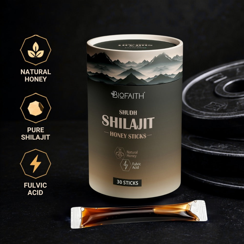 100% Pure Shudh Shilajit Honey Sticks | Boost Energy, Strength & Performance