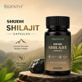 Pure Himalayan Shilajit 500mg | Supports Energy, Stamina & Vitality | 30 Capsules