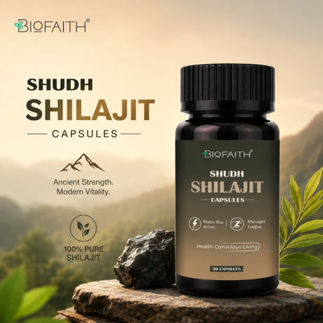 Pure Himalayan Shilajit 500mg | Supports Energy, Stamina & Vitality | 30 Capsules