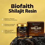 Shudh Shilajit Resin - NLT 68% Fulvic Acid with Free Brass Spoon | Improves strength, power & stamina | 100% Pure Natural | 20g