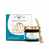 Shudh Shilajit Resin - NLT 68% Fulvic Acid with Free Brass Spoon | Improves strength, power & stamina | 100% Pure Natural | 20g