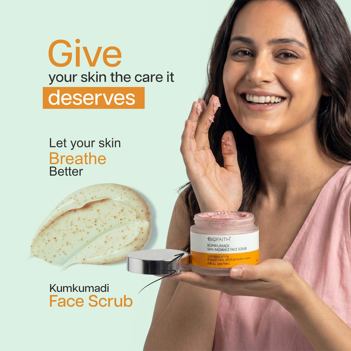 Kumkumadi Face Scrub – 50gm