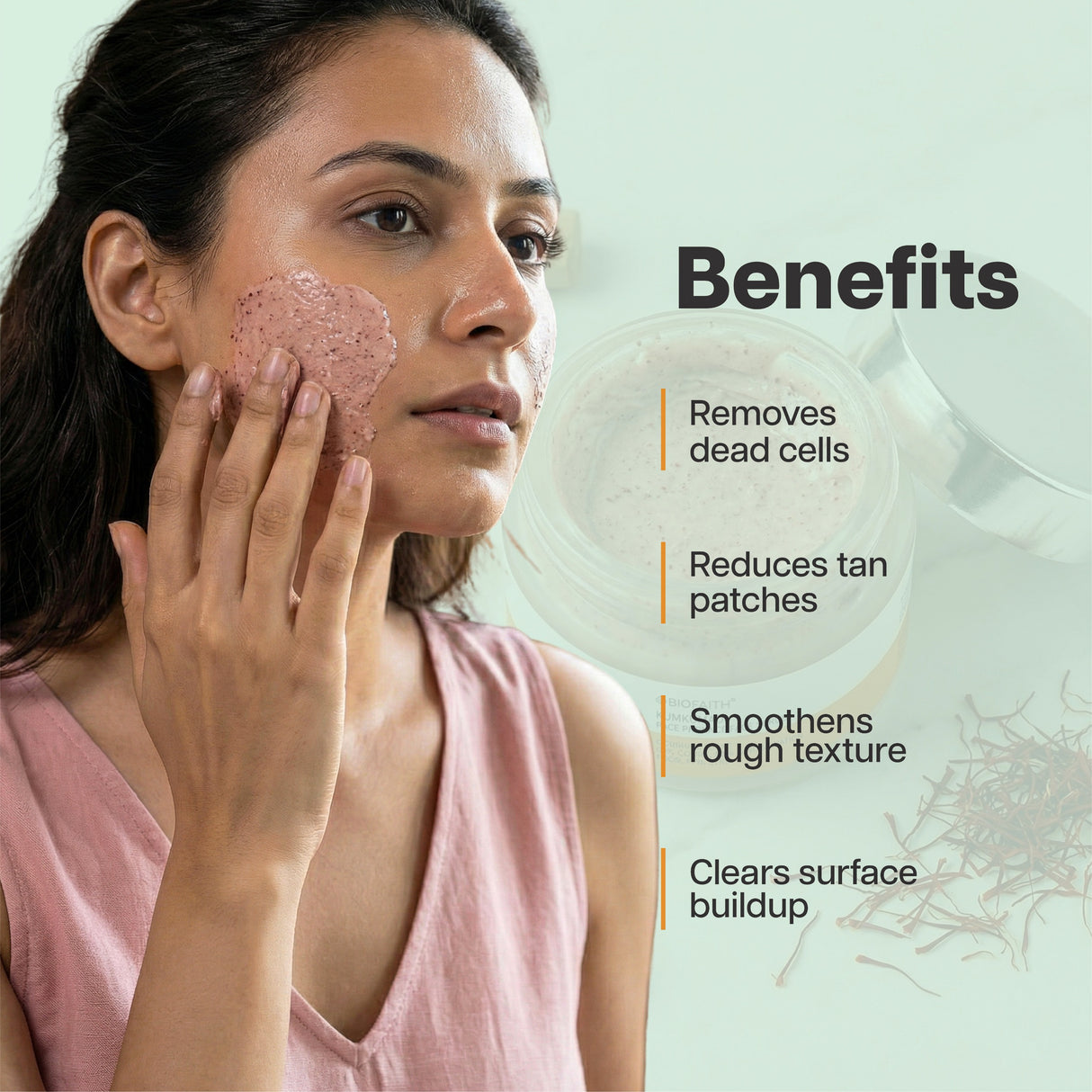 Kumkumadi Face Scrub – 50gm