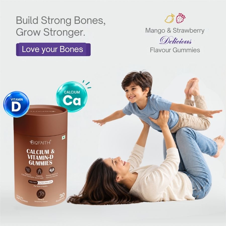 Calcium & Vitamin-D Gummies – 30 Gummies