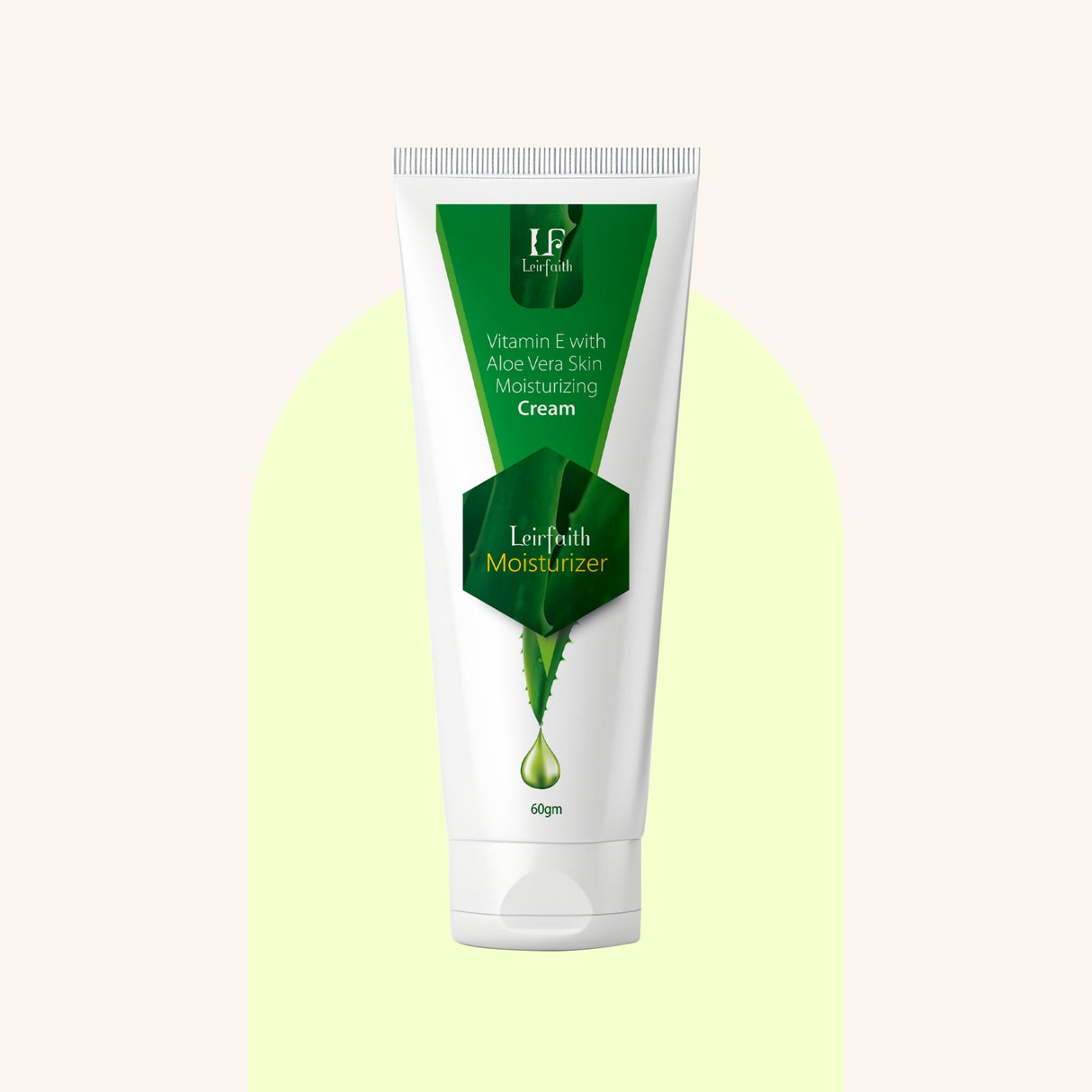 LeirFaith Moisturizer Cream For Face With Vitamin E And Aloevera (Men & Women) | 60Gm