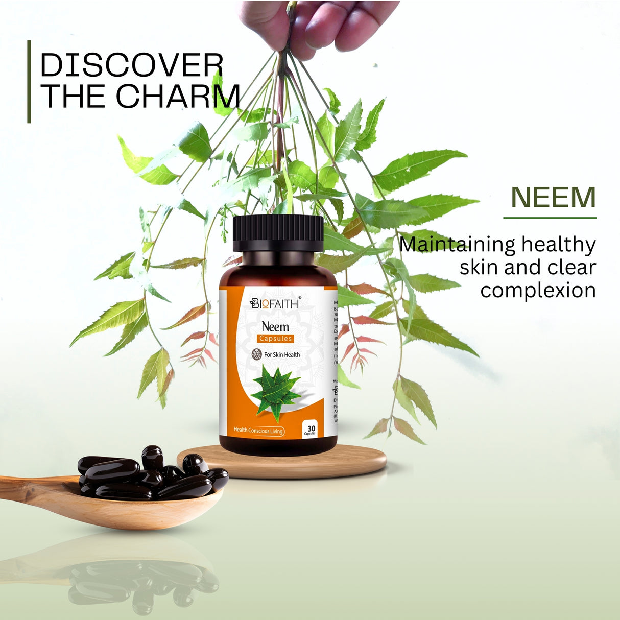 Neem Capsules -  For Skin Health  | 30 Capsules