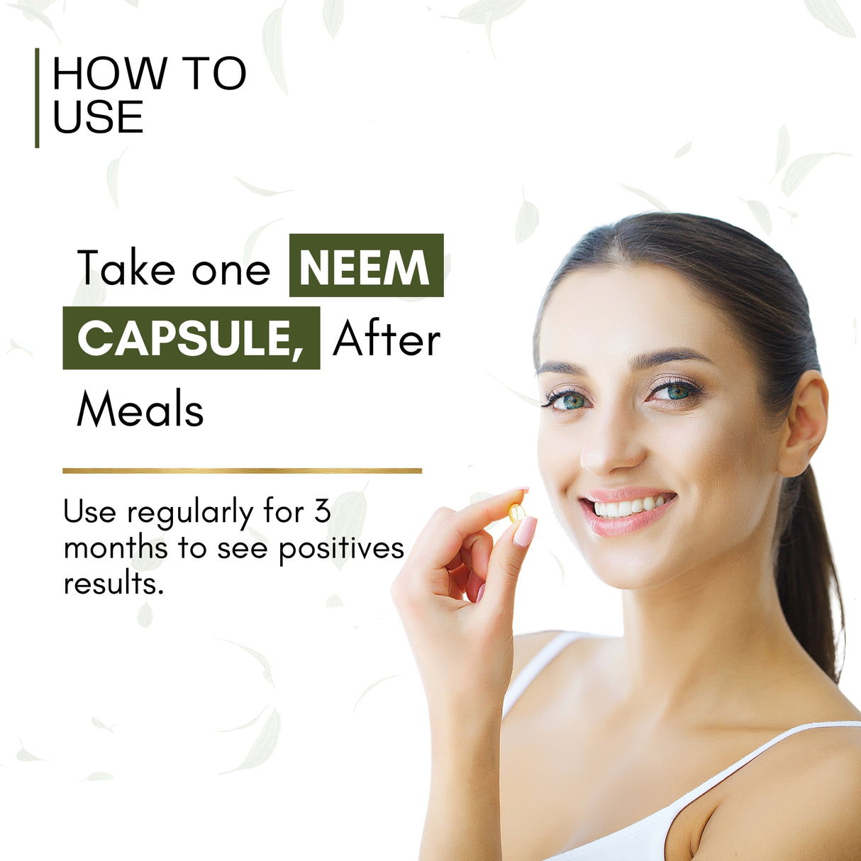 Neem Capsules -  For Skin Health  | 30 Capsules