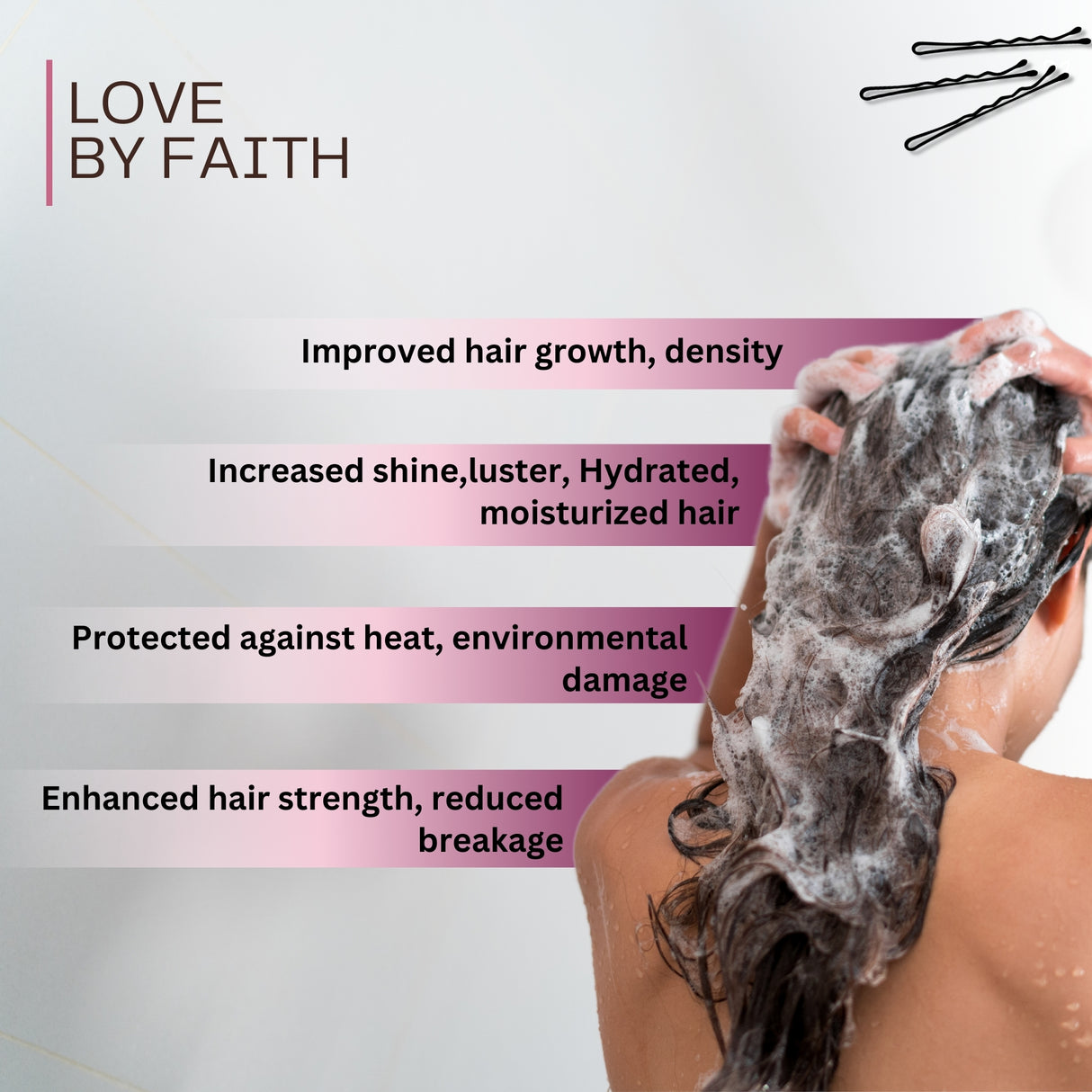 3-Step Hair Care for Growth, Strength & Shine - Combo of 3